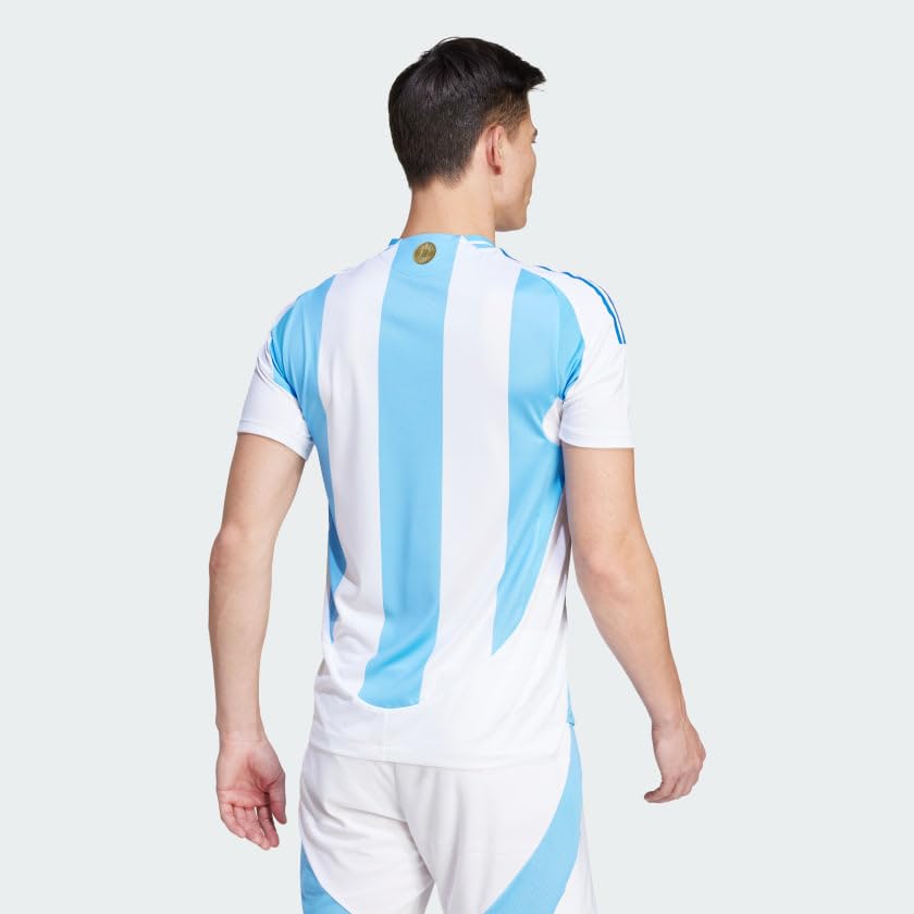 Argentina Men's 3-Stars Home Soccer Jersey 2024