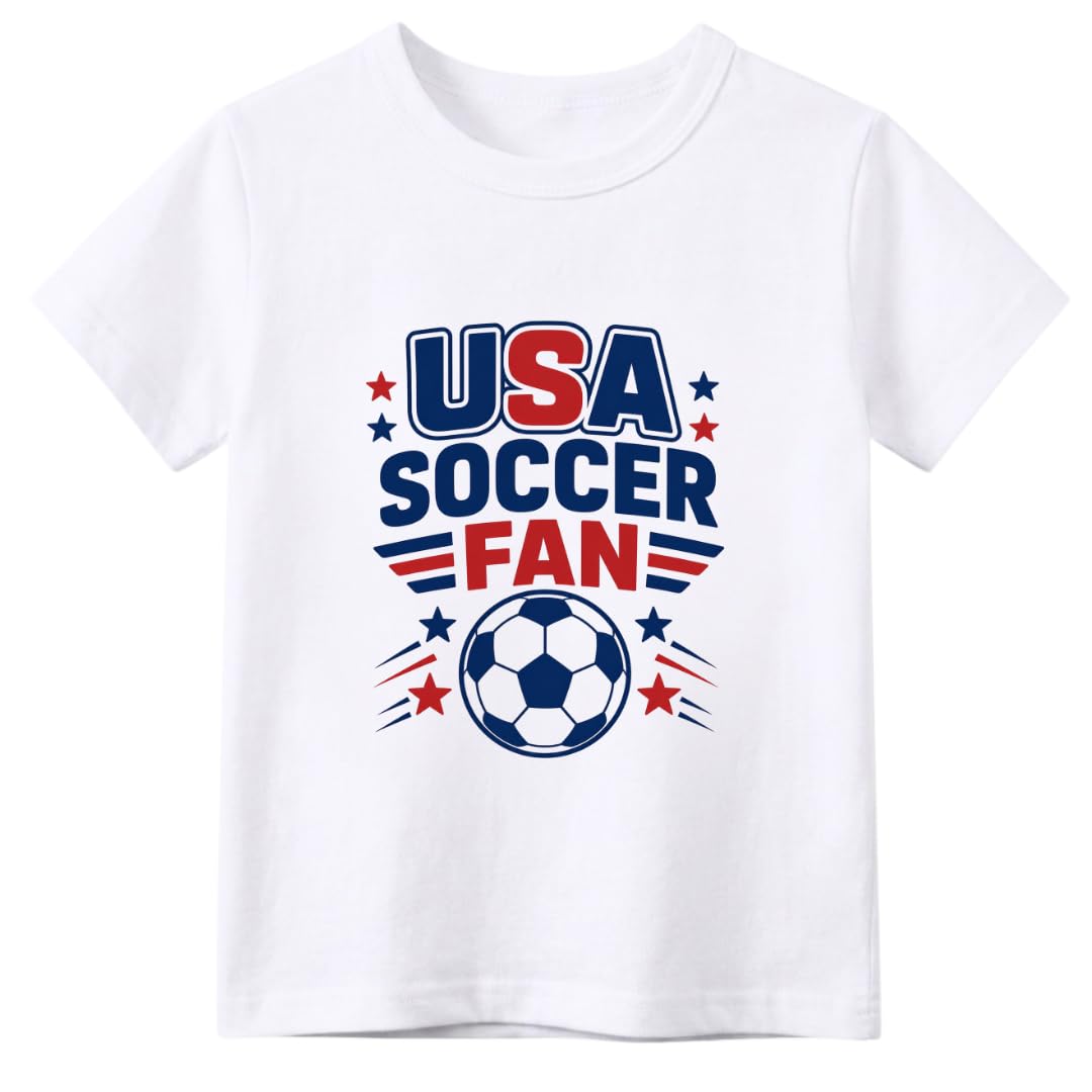 Kids Soccer Jersey Tee for Boys Girls Youth Sizes 5-9T