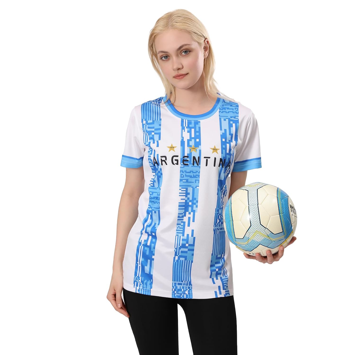 Women's Slim Fit Soccer Jersey Athletic T-Shirt
