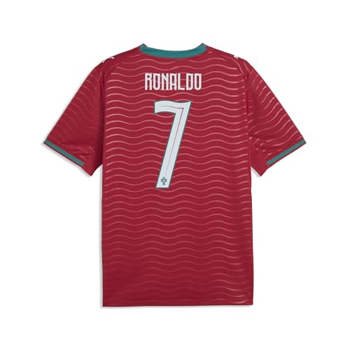 Men's Portugal 2026 Home V-Neck Short Sleeve Soccer Jersey