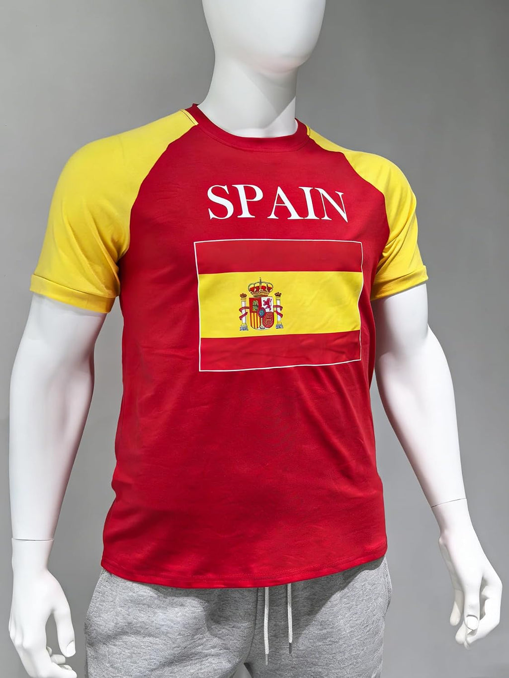 Men's Soccer Fan Tee with National Flag Design – Soft Cloth, Classic Style