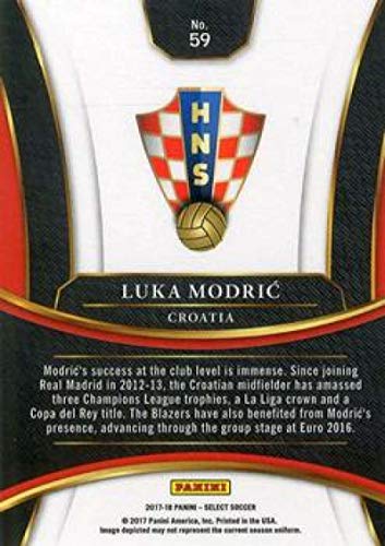 2017-18 Select Soccer Luka Modric Croatia Trading Card