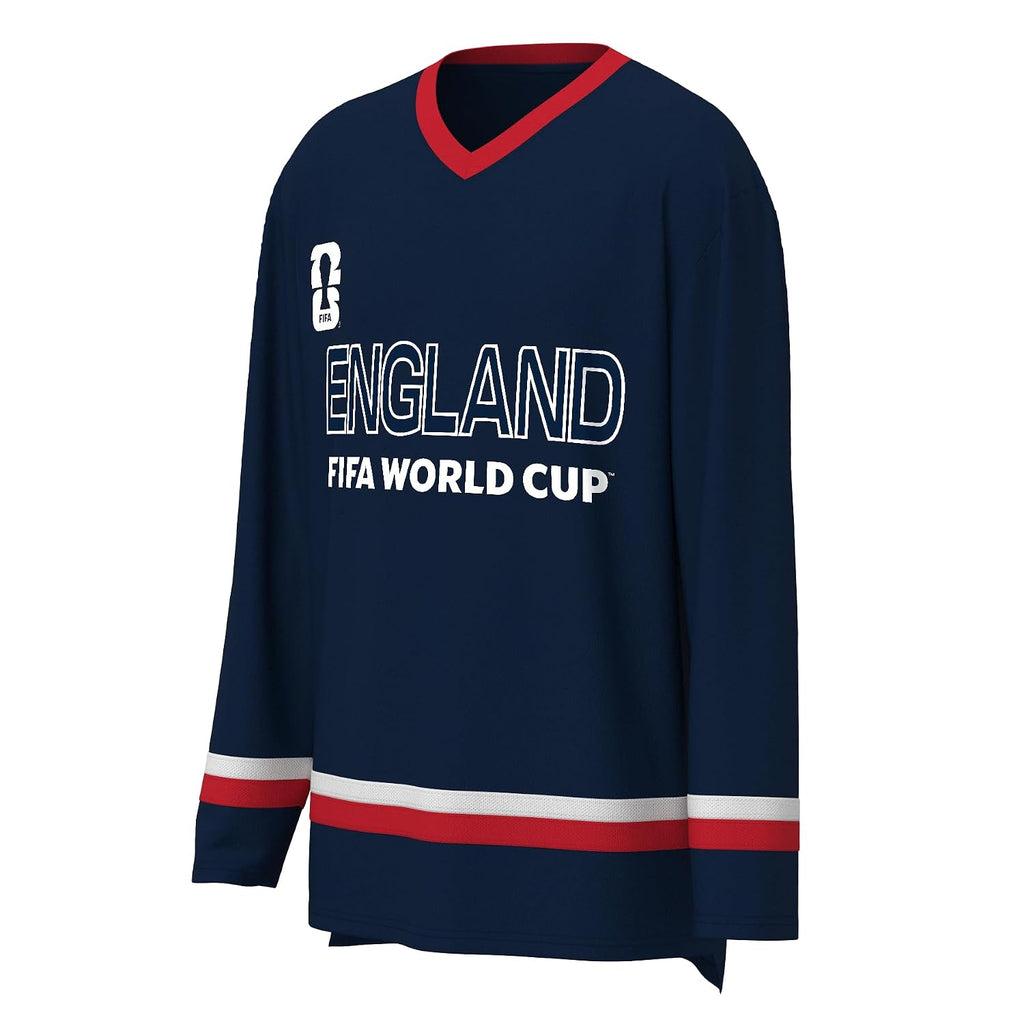 Men's Long Sleeve V-Neck Soccer Jersey