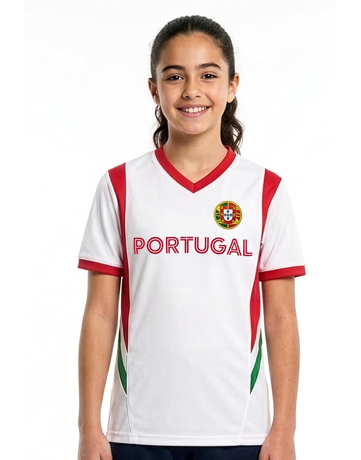 Youth Soccer Jersey - Country Flag Style Performance Cloth Shirt