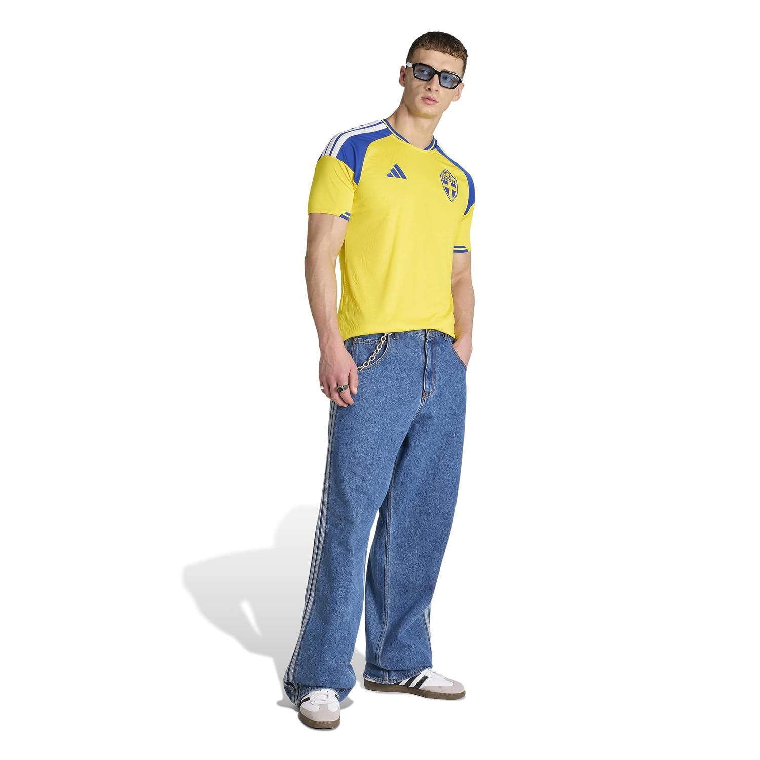 Men's Sweden Home Soccer Jersey