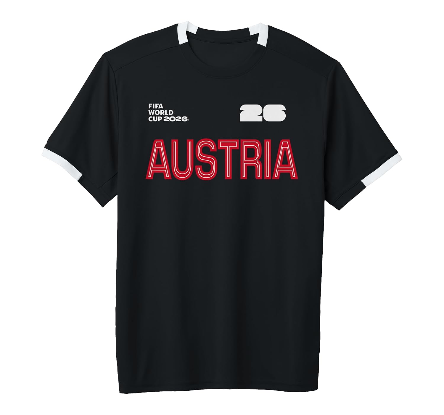 Austria World Cup 26 Short-Sleeve Soccer Jersey