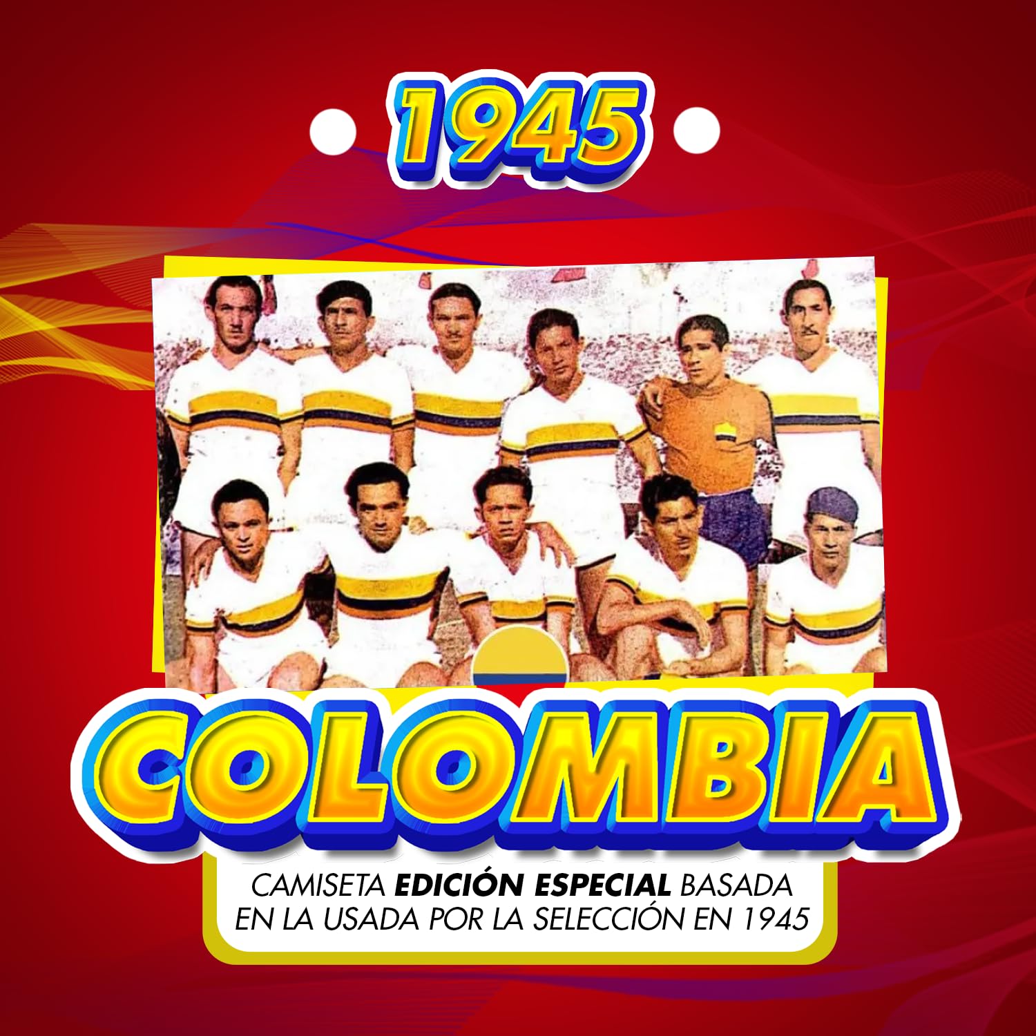 Colombia Centenario Soccer Jersey - 100 Years Special Edition Cloth