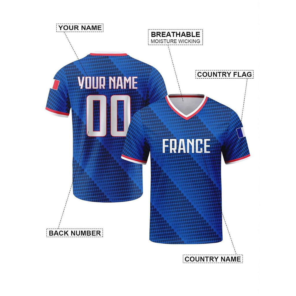 Custom Soccer Jersey for Men, Women & Kids – Personalized Name & Number