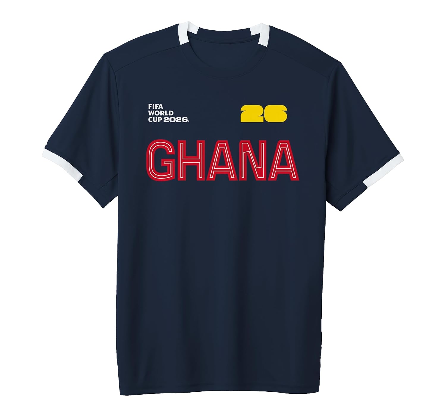 Ghana Short-Sleeve Soccer Jersey
