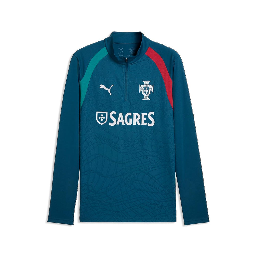 Men's Portugal Training 1/4 Zip Soccer Jersey Top
