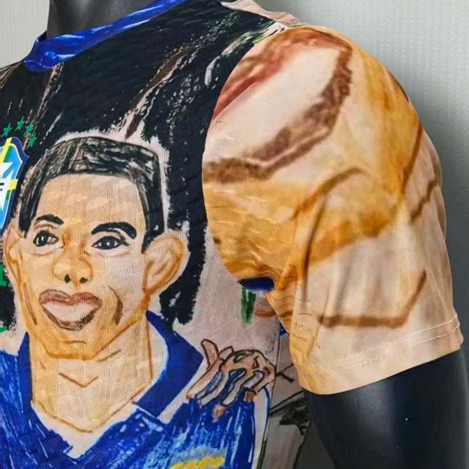 2026 Brazil Special Edition Player Version Soccer Jersey Detail 2
