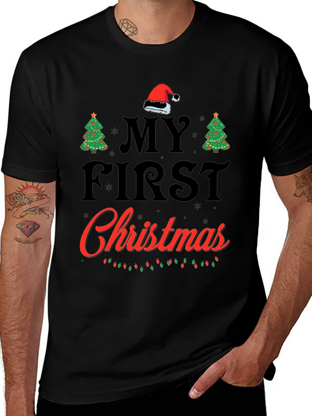 My First Christmas Holiday Graphic T-Shirt
