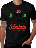 My First Christmas Holiday Graphic T-Shirt
