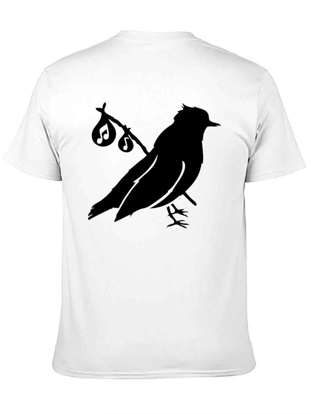 Black Bird Silhouette T-Shirt - Graphic Tee