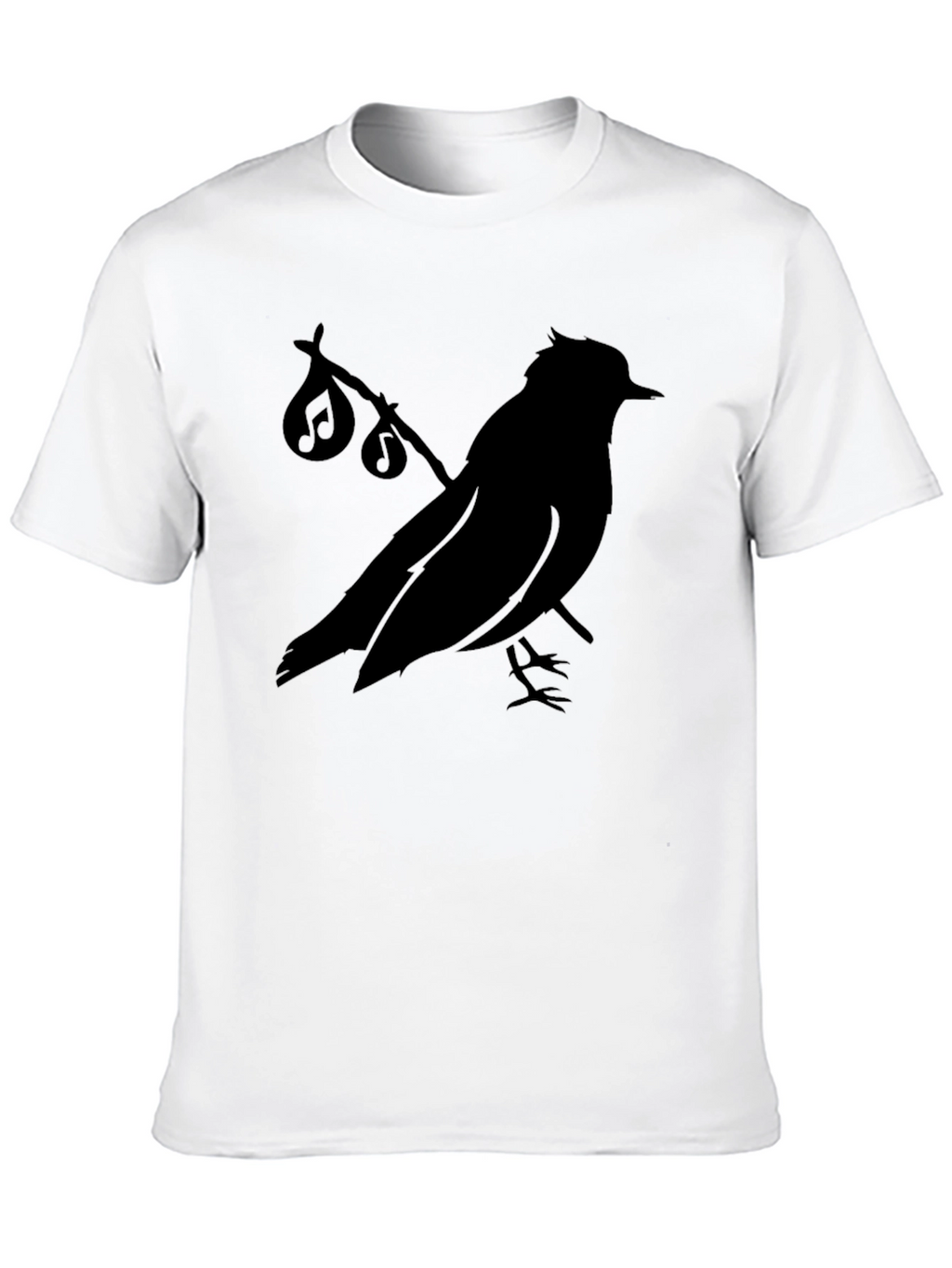 Black Bird Silhouette T-Shirt - Graphic Tee