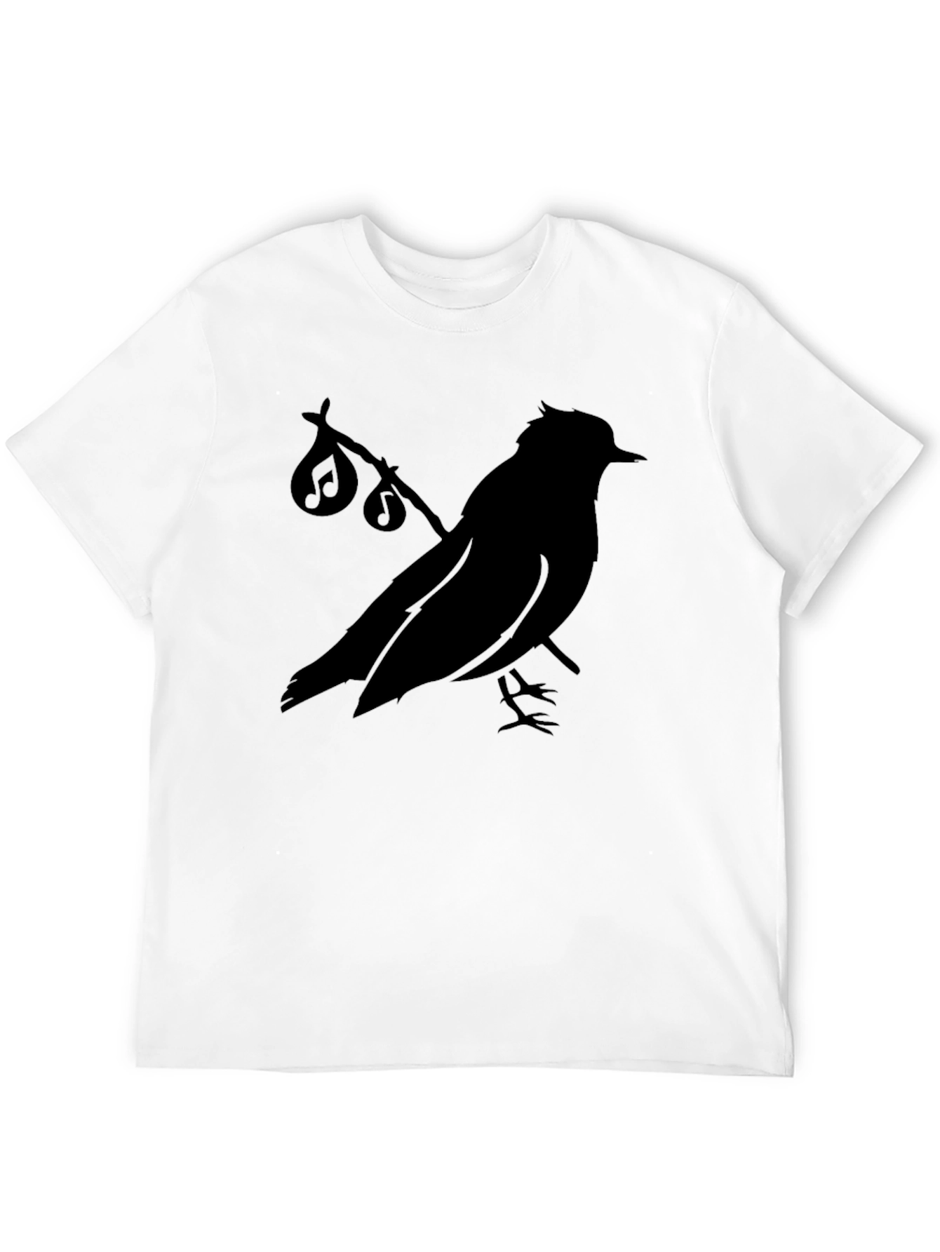 Black Bird Silhouette T-Shirt - Graphic Tee