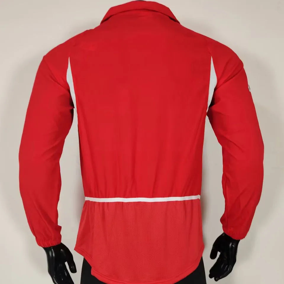2002 South Korea Home Red Retro Long Sleeve Soccer Jersey Back