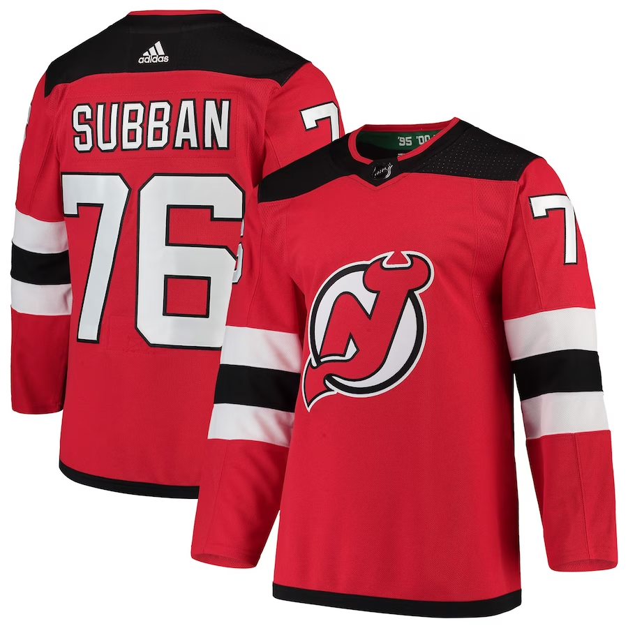 Men's New Jerseys Devils P.K. Subban #76 Red Player Game Jerseys