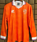 1991/1993 Netherlands Home Orange Retro Long Sleeve Soccer Jersey Front