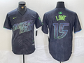 Men's Tampa Bay Rays Josh Lowe #15 Charcoal 2024 City Connect Limited Player Jerseys