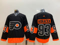 Men's Philadelphia Flyers Jakob Voracek #93 Black Player Jerseys