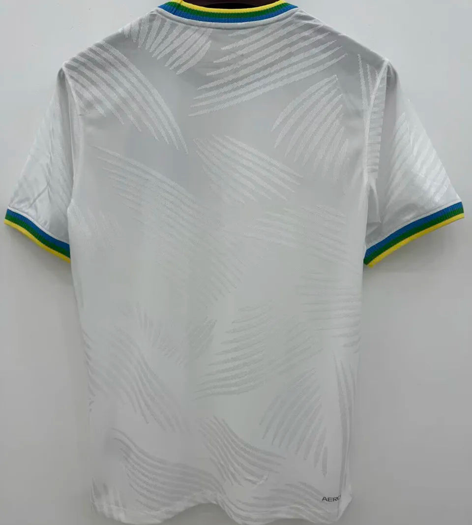 2026/27 Brazil White Retro Syle Fans Soccer Jersey Back
