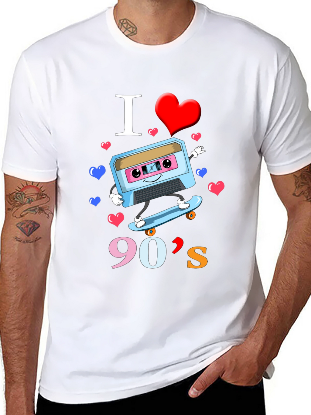 I Love the 90s Cassette Tape T-Shirt