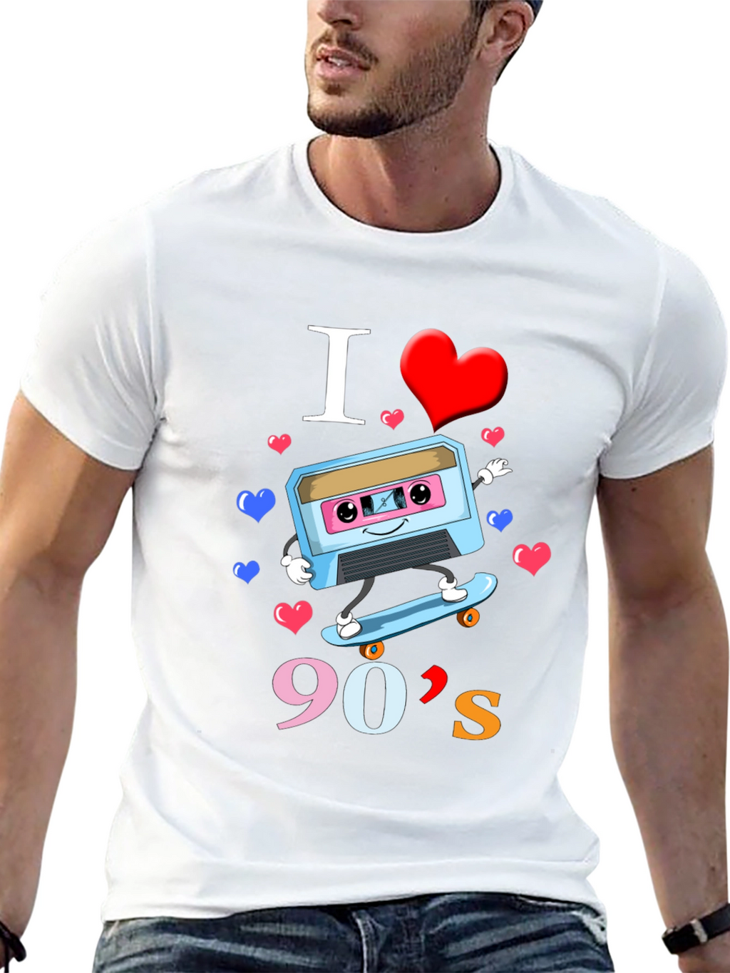 I Love the 90s Cassette Tape T-Shirt