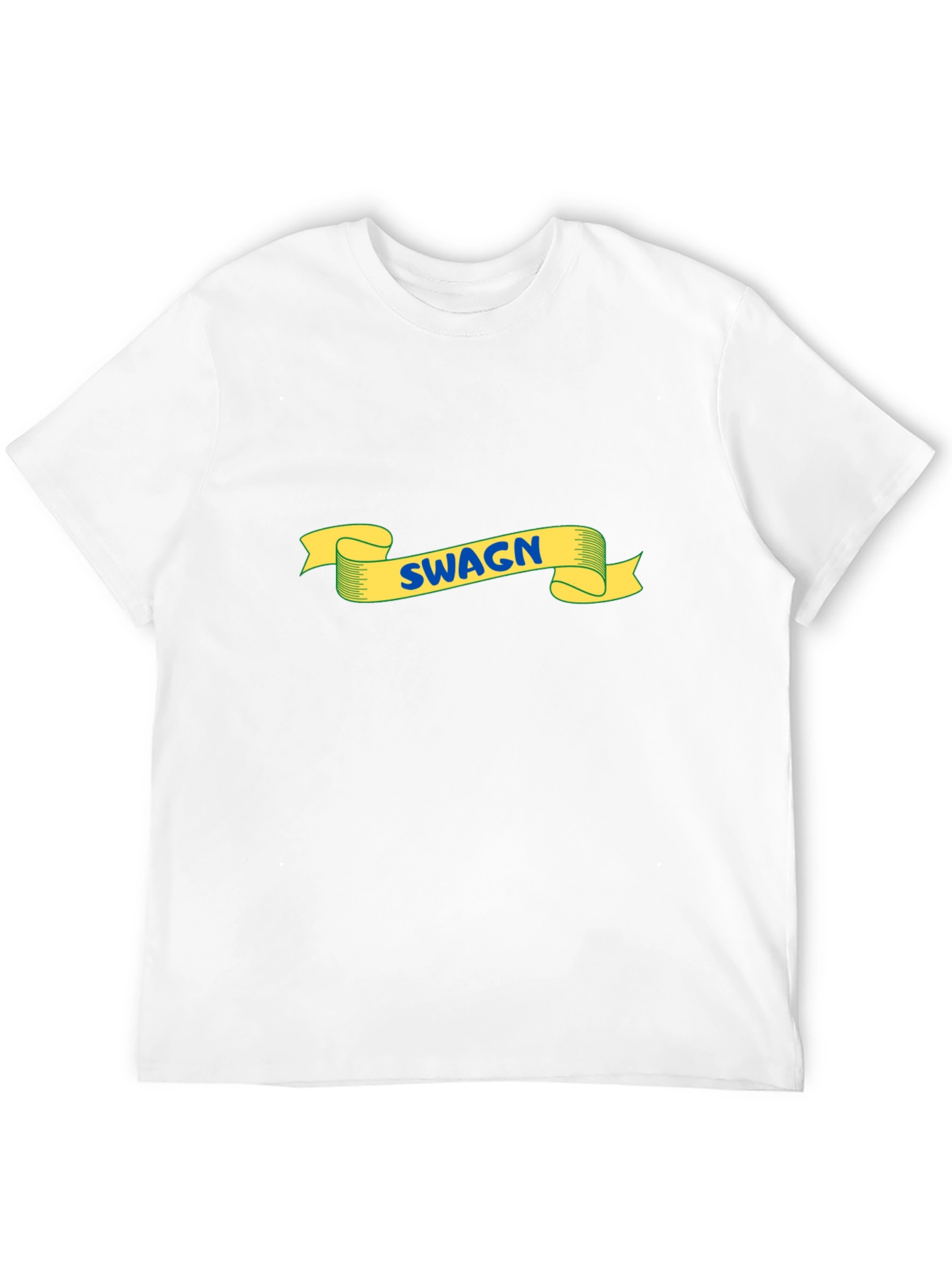 Swagn T-Shirt - Black Crew Neck Tee