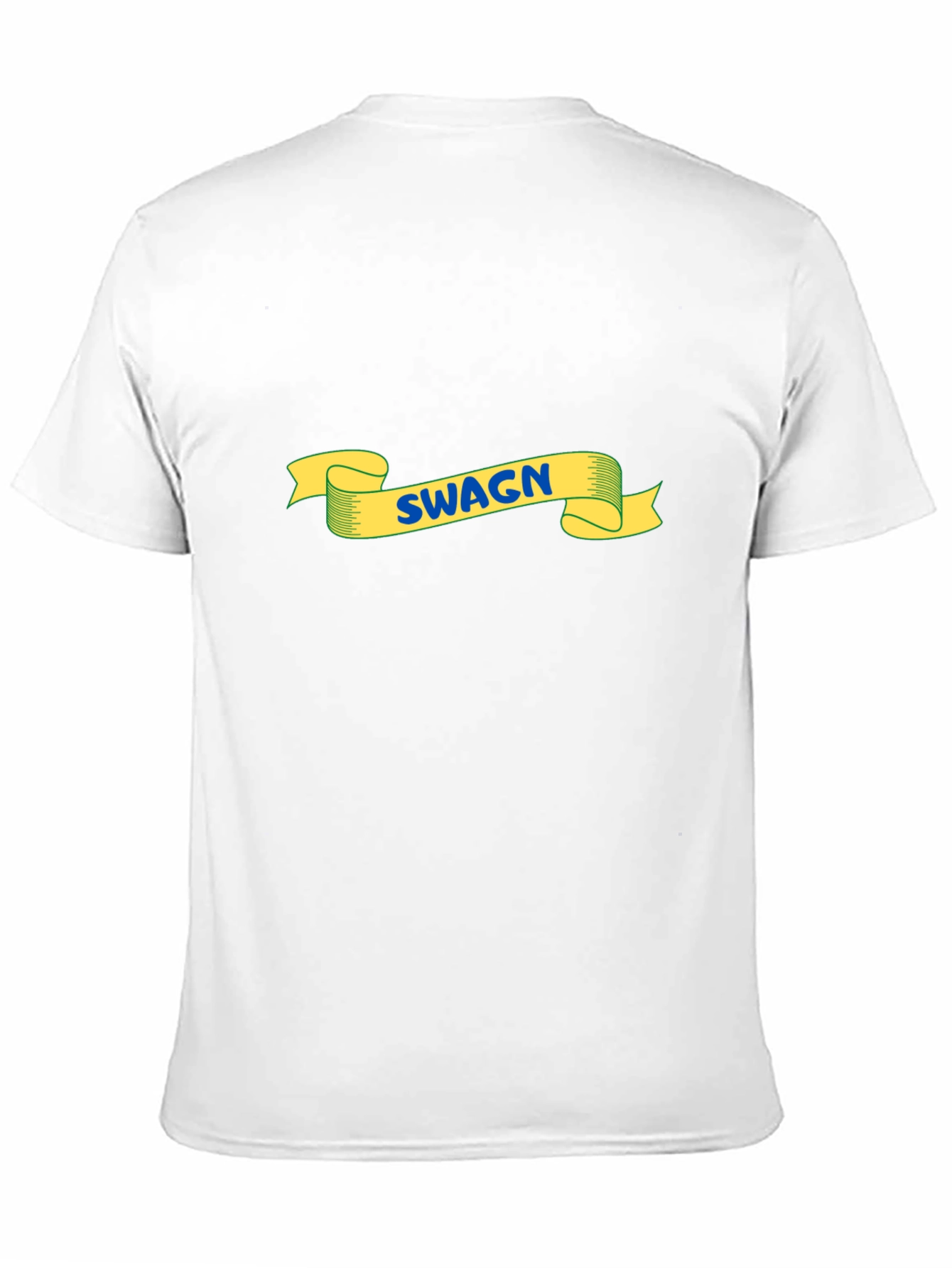 Swagn T-Shirt - Black Crew Neck Tee