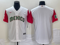 Men's 2023 World Baseball Classic Mexico White/Red Blank Jerseys