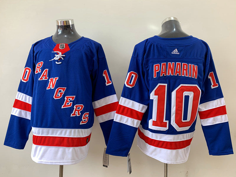Men's New York Rangers Artemi Panarin #10 Blue Player Game Jerseys