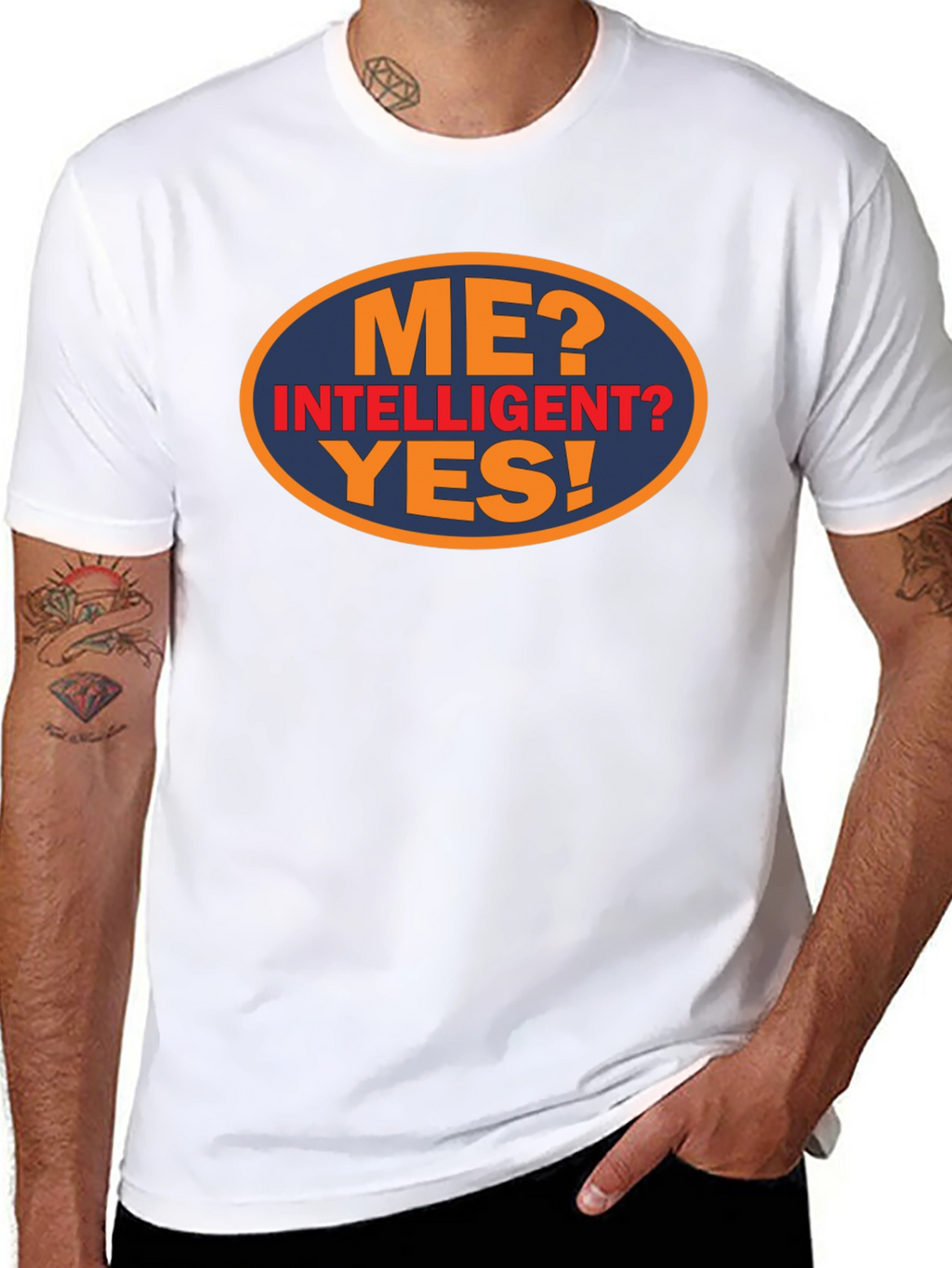 Funny Me? Intelligent? Yes! Graphic Tee