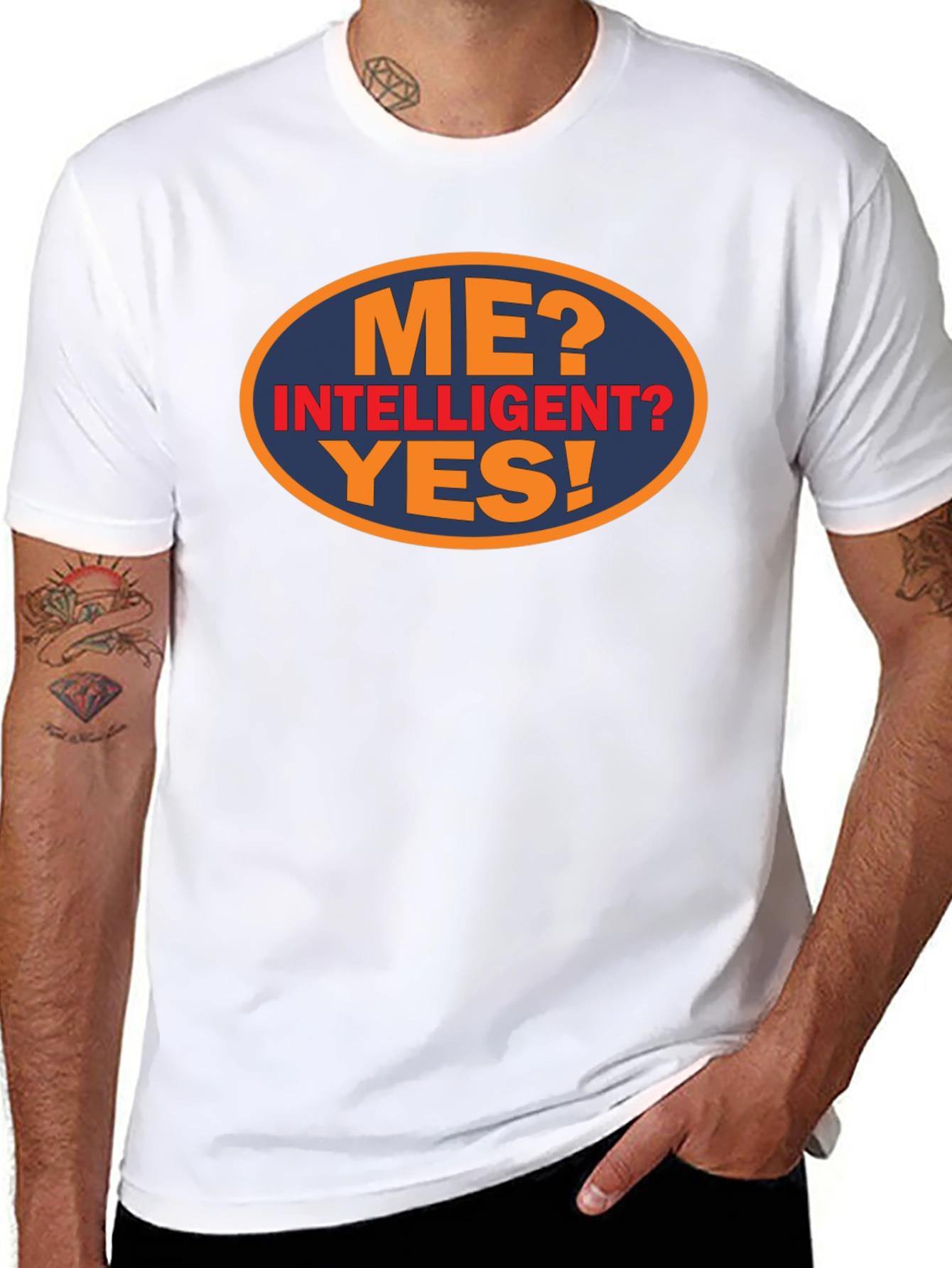 Funny Me? Intelligent? Yes! Graphic Tee