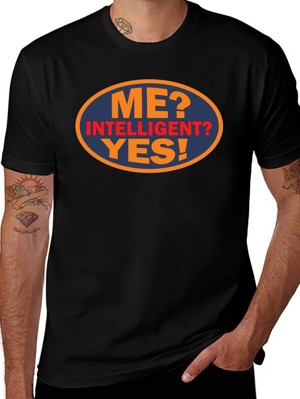 Funny Me? Intelligent? Yes! Graphic Tee