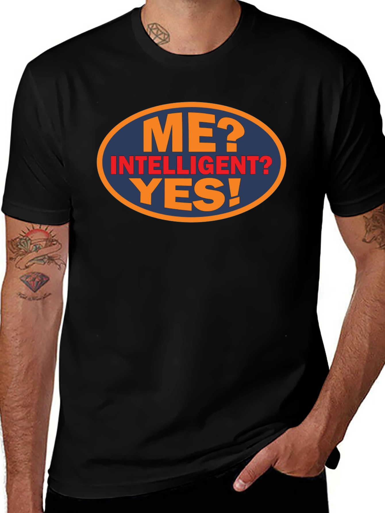 Funny Me? Intelligent? Yes! Graphic Tee