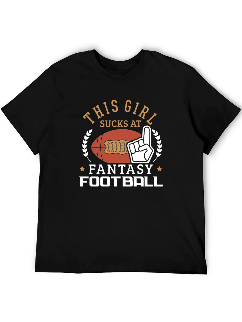 Funny Fantasy Football T-Shirt - This Girl Sucks