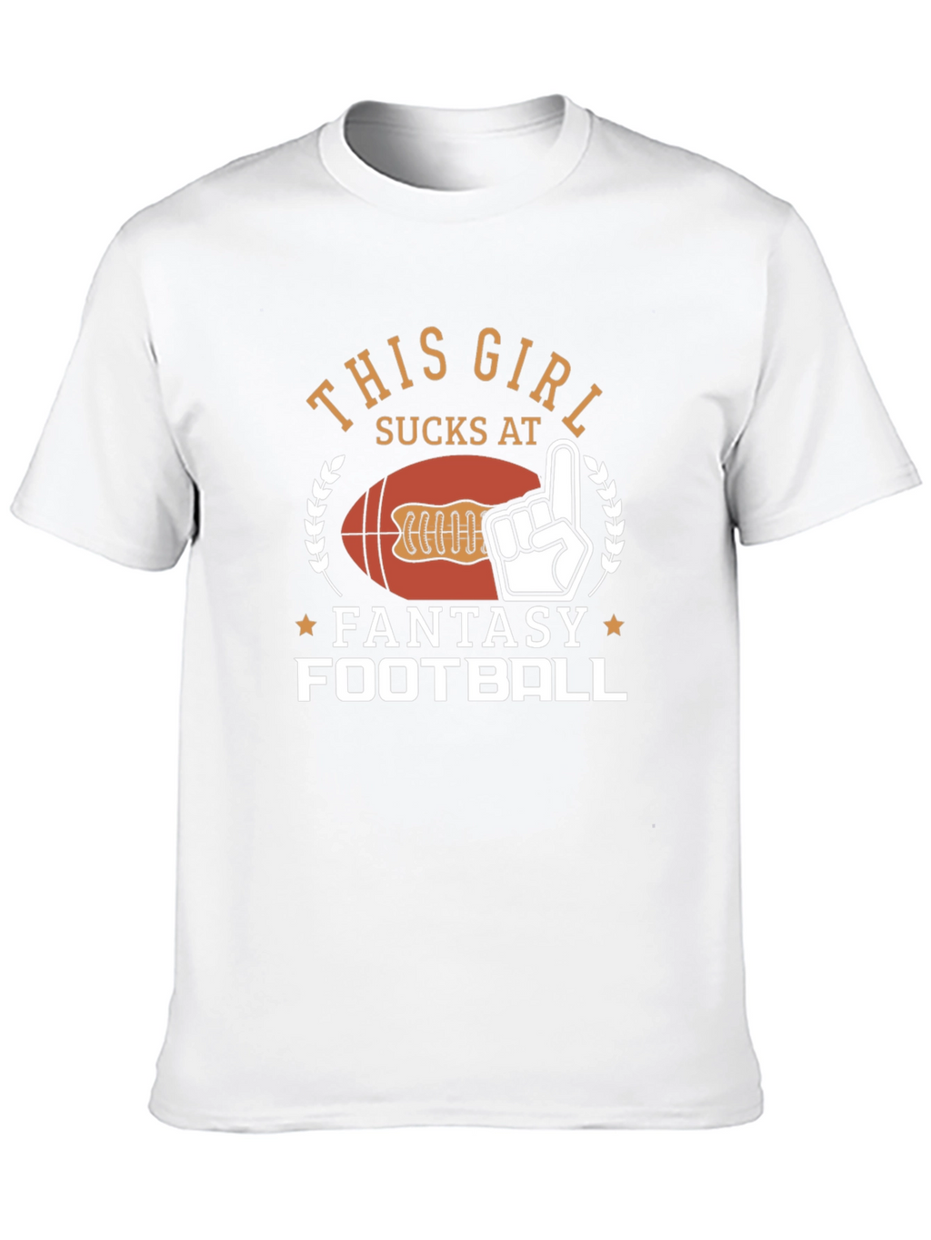 Funny Fantasy Football T-Shirt - This Girl Sucks