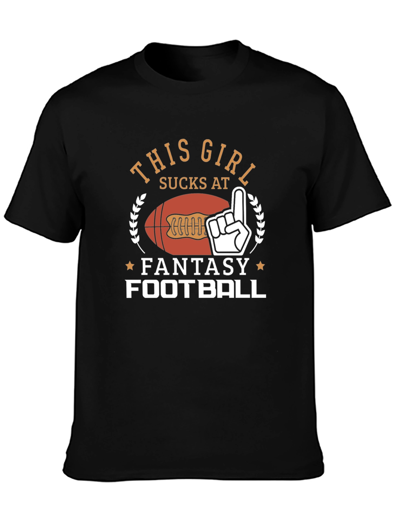 Funny Fantasy Football T-Shirt - This Girl Sucks