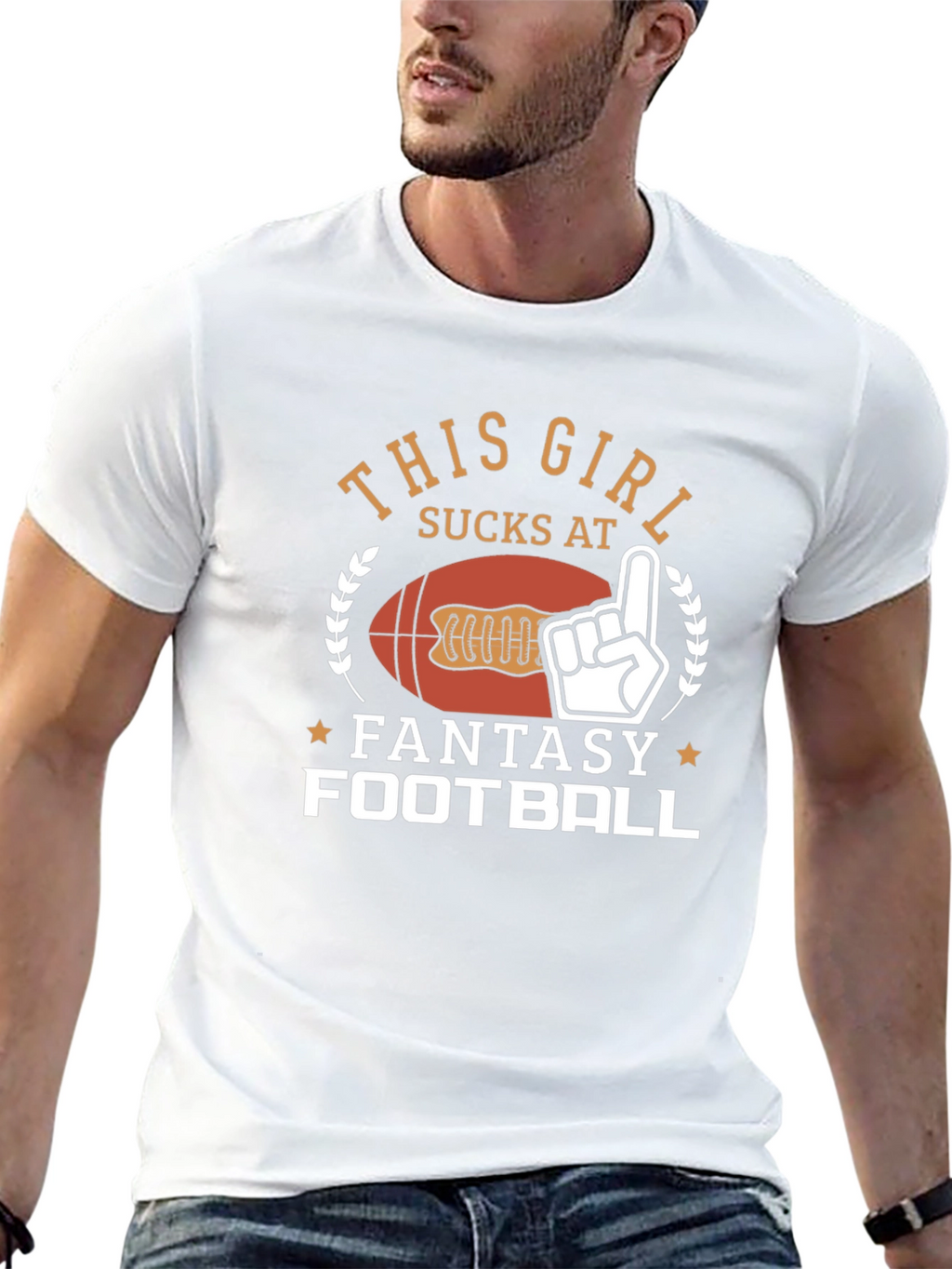 Funny Fantasy Football T-Shirt - This Girl Sucks