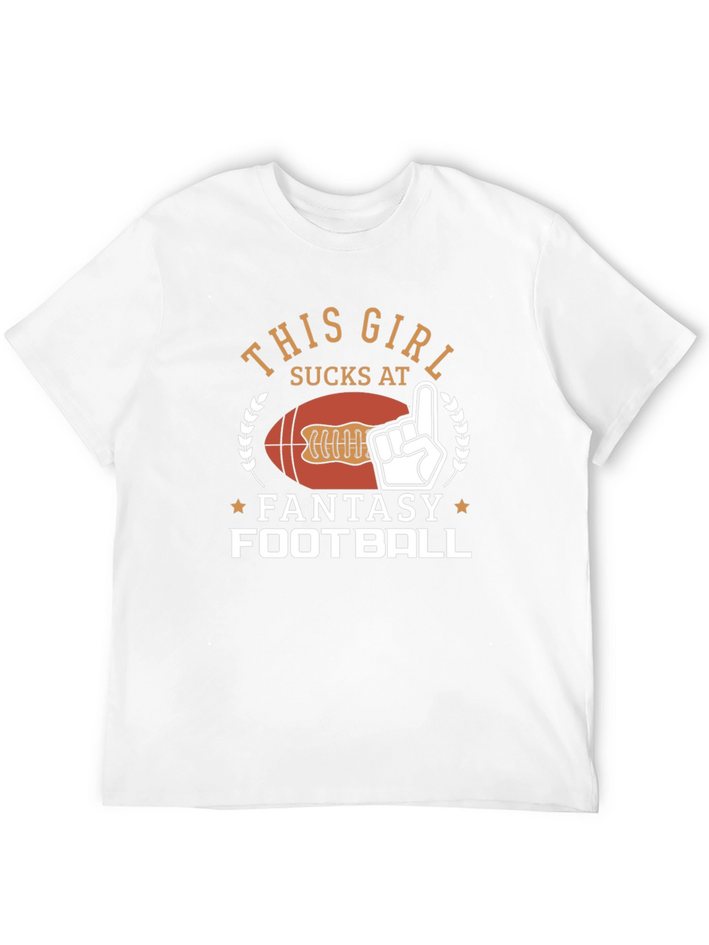 Funny Fantasy Football T-Shirt - This Girl Sucks