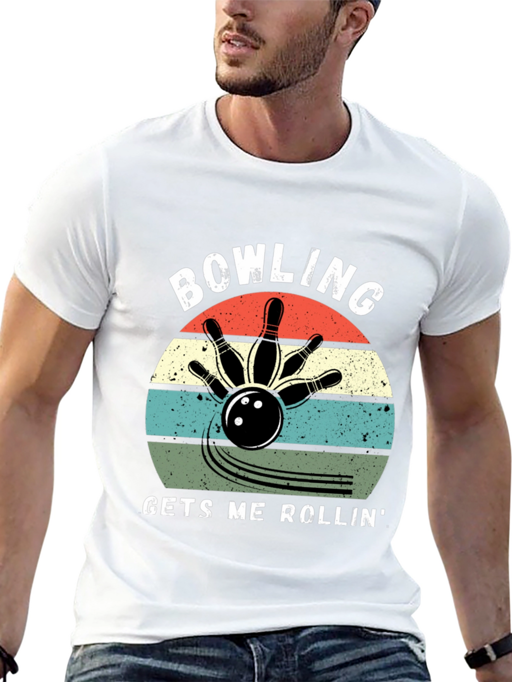 Bowling Gets Me Rollin Graphic Tee