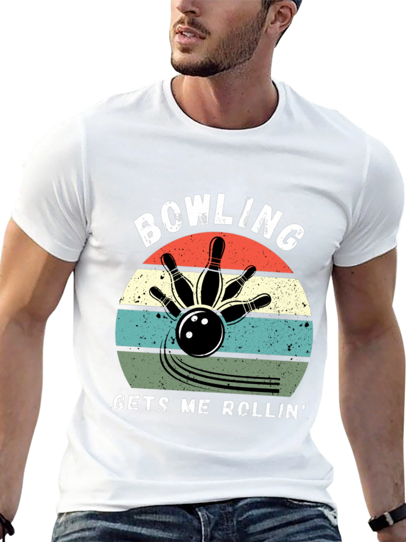 Bowling Gets Me Rollin Graphic Tee