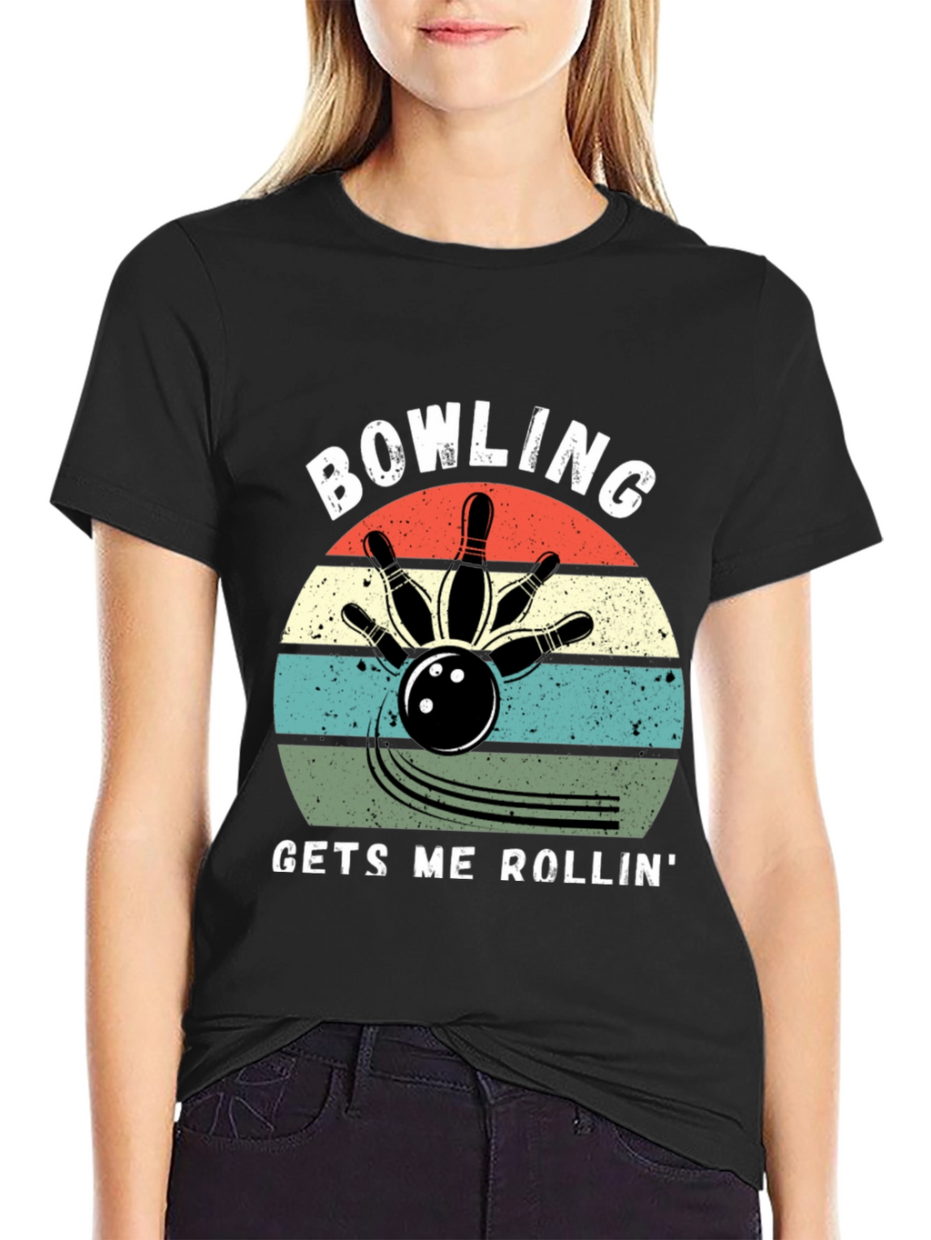 Bowling Gets Me Rollin Graphic Tee