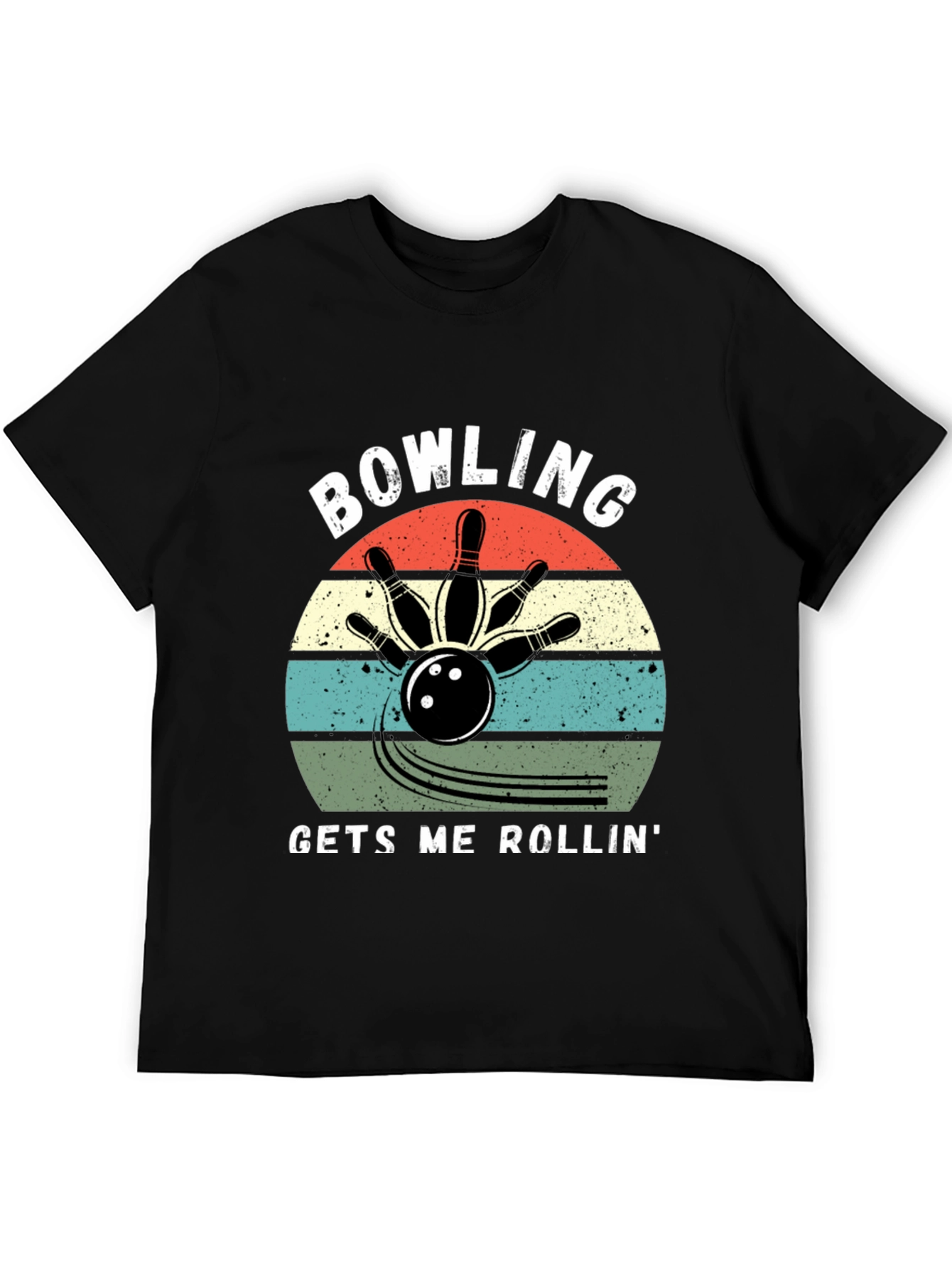 Bowling Gets Me Rollin Graphic Tee