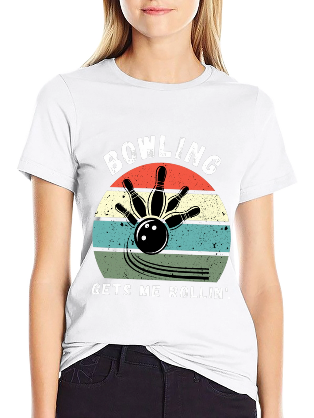 Bowling Gets Me Rollin Graphic Tee