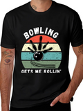 Bowling Gets Me Rollin Graphic Tee