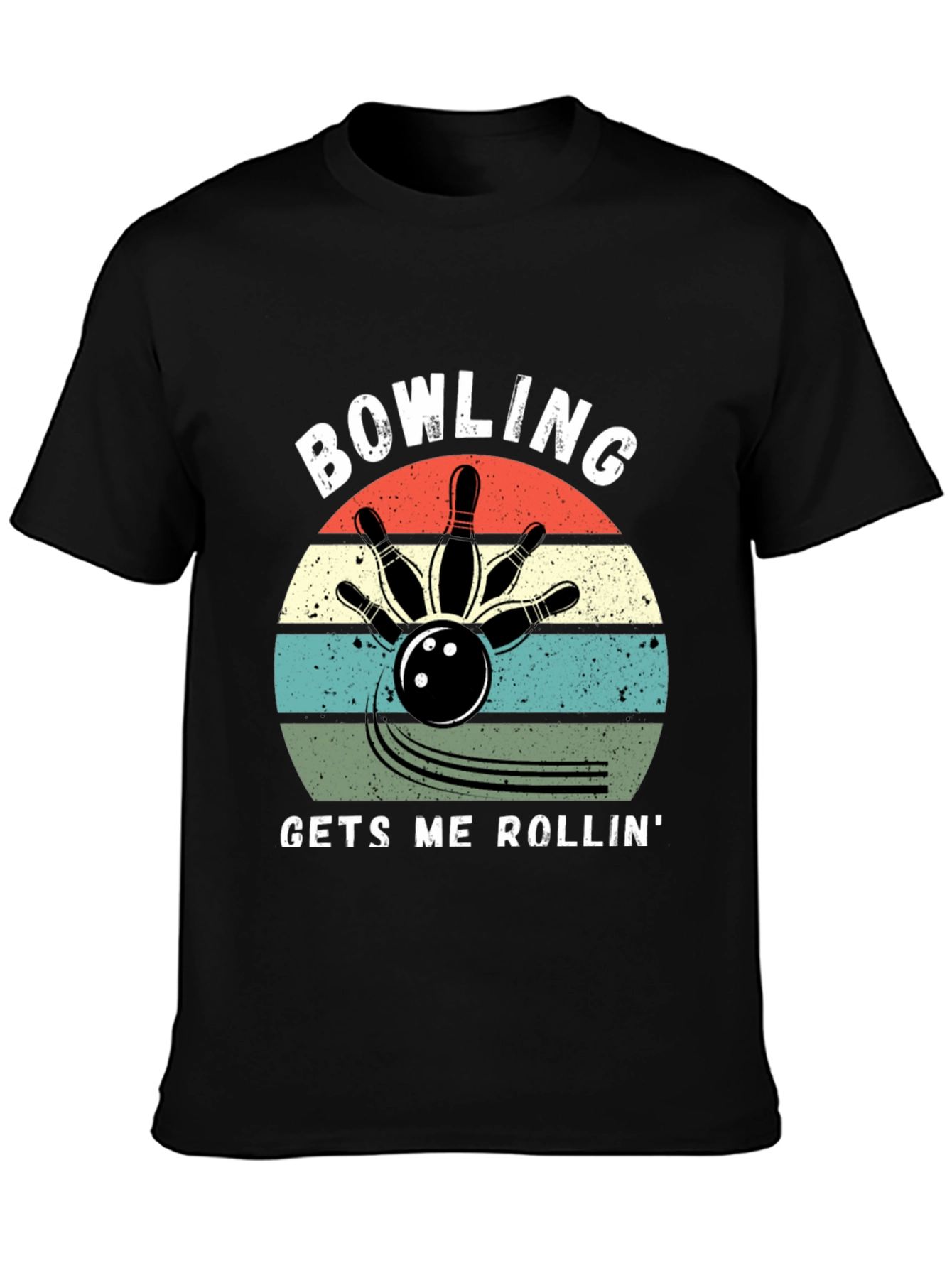Bowling Gets Me Rollin Graphic Tee