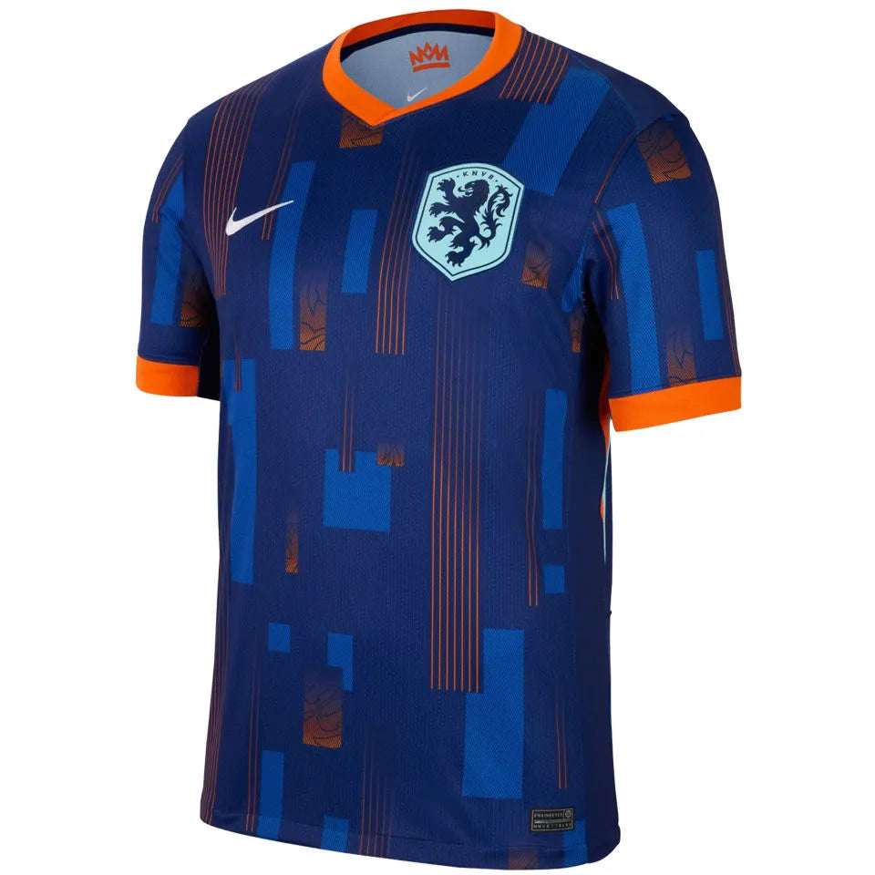 VIRGIL #4 NL Away Blue Fans Soccer Jersey 2024/25 ★★ Detail 2