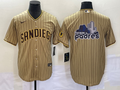 Men's San Diego Padres Tan Alternate Replica Team Jerseys